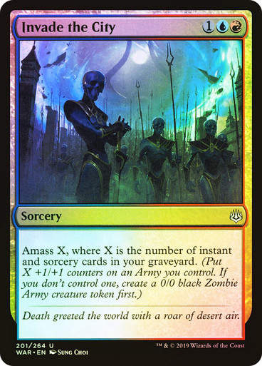 Invade the City (WAR) (201) / Foil