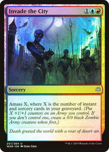 Invade the City (WAR) (201) / Foil