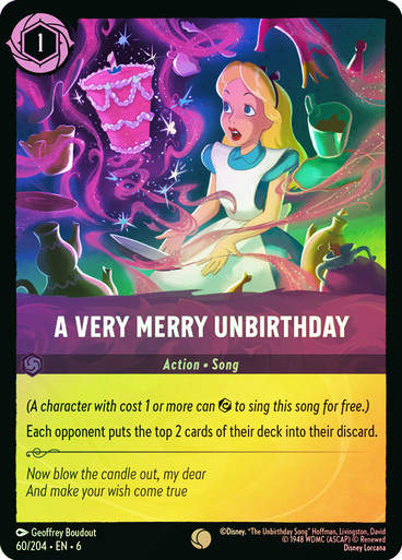 A Very Merry Unbirthday (LOR_AZU) / Foil