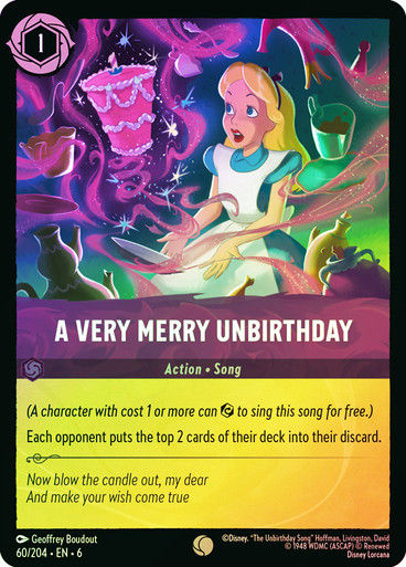 A Very Merry Unbirthday (LOR_AZU) / Foil
