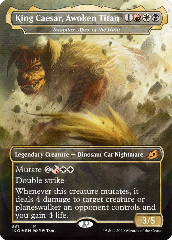 Snapdax, Apex of the Hunt (IKO) (381) / Borderless