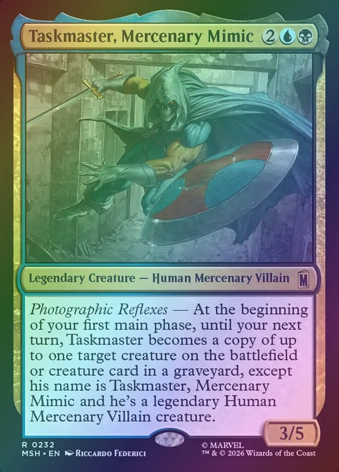 Taskmaster, Mercenary Mimic (MSH) (232) / Foil