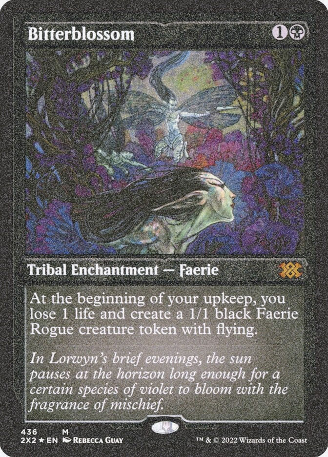 Bitterblossom (2X2) (436) / Foil Etched