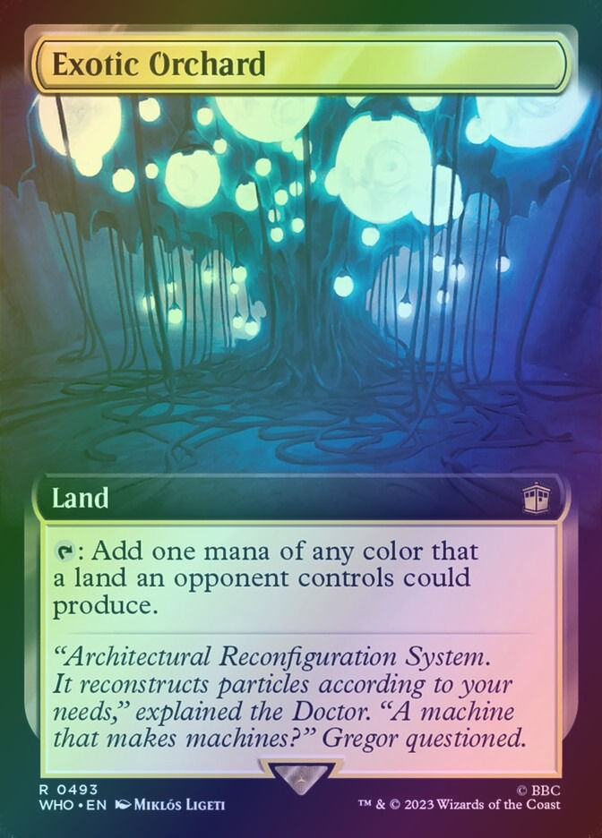 Exotic Orchard (WHO) (493) / Extended Art / Foil
