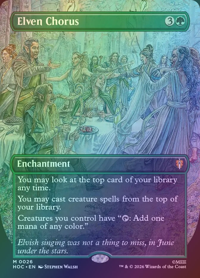 Elven Chorus (HOC) (26) / Foil