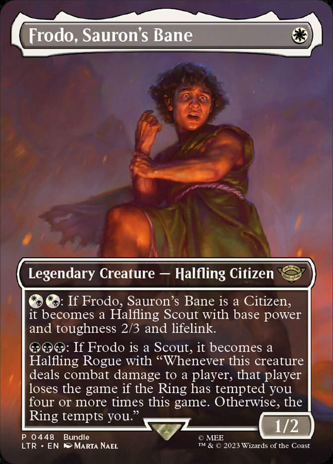 Frodo, Sauron's Bane (LTR) (448) / Borderless