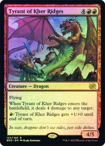 Tyrant of Kher Ridges (BRO) / Foil