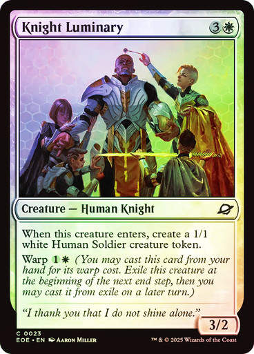 Knight Luminary (EOE) (23) / Foil