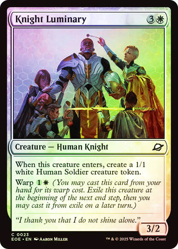Knight Luminary (EOE) (23) / Foil