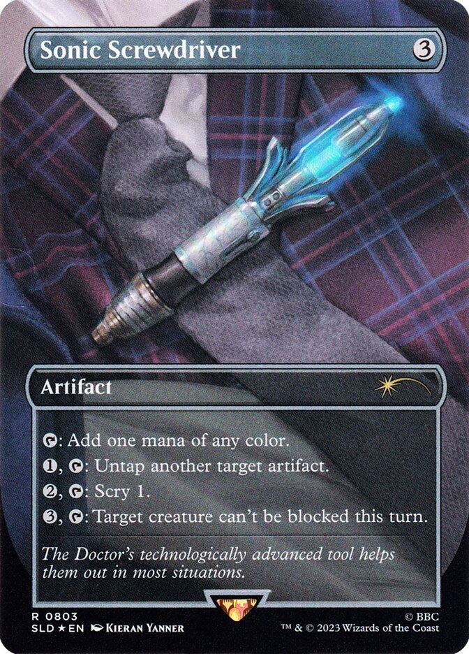 Sonic Screwdriver (SLD) (803) / Borderless