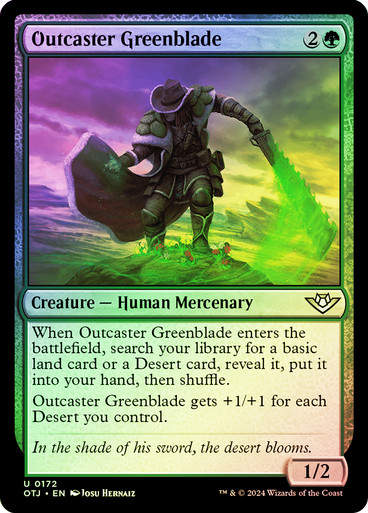 Outcaster Greenblade (otj) (172) / Foil