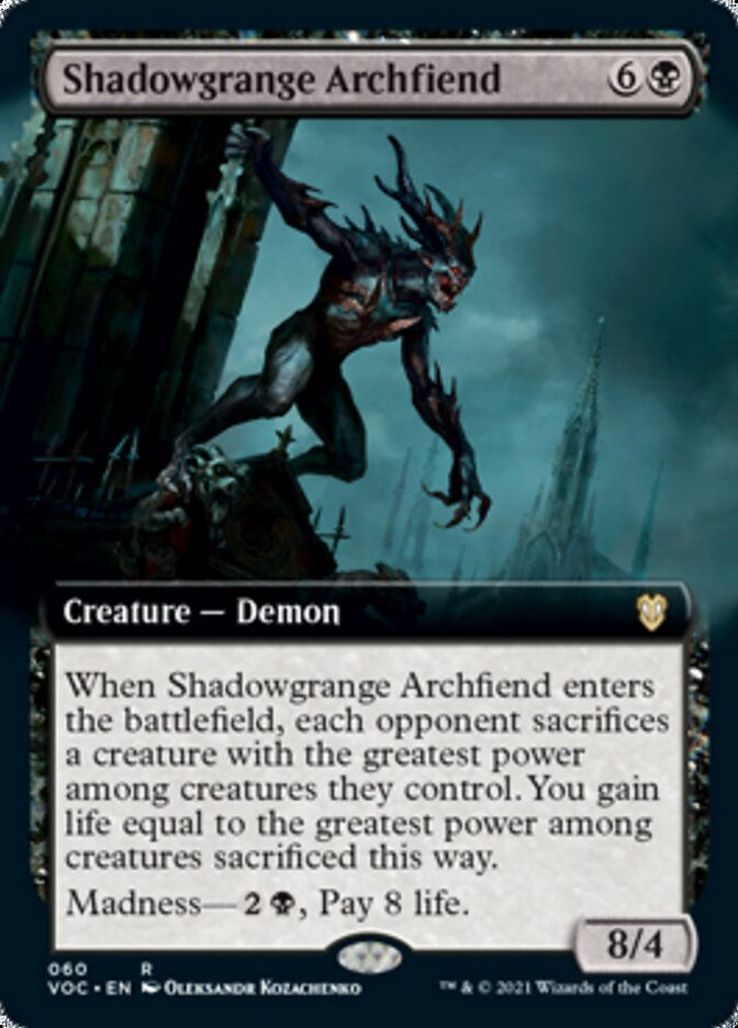 Shadowgrange Archfiend (VOC) / Extended Art