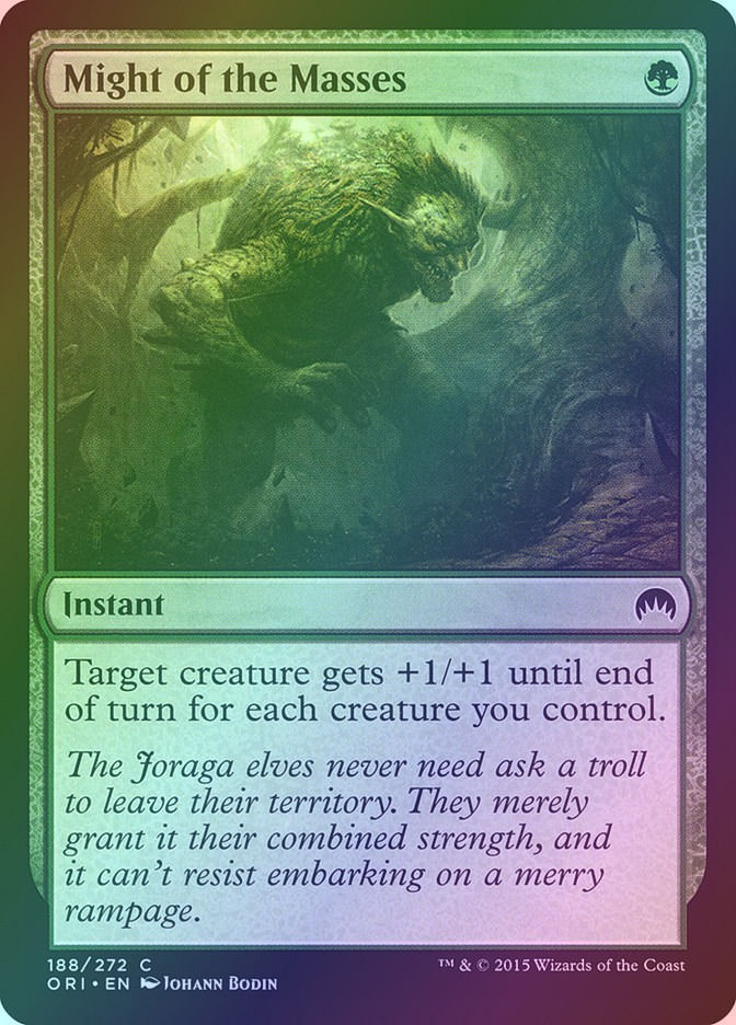 Might of the Masses (ORI) (188) / Foil