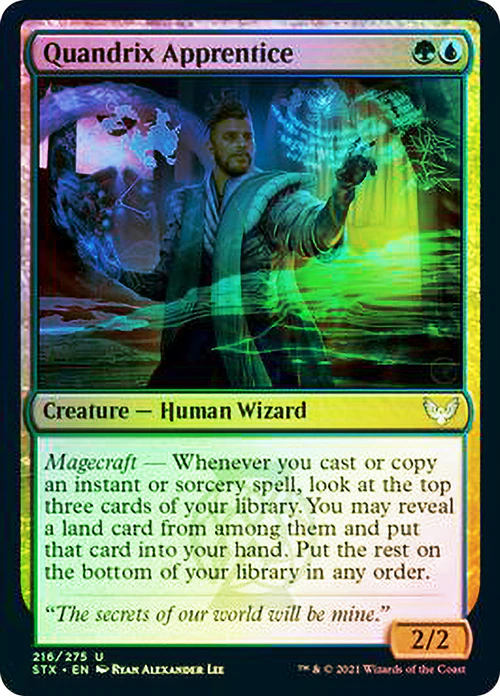 Quandrix Apprentice (STX) / Foil
