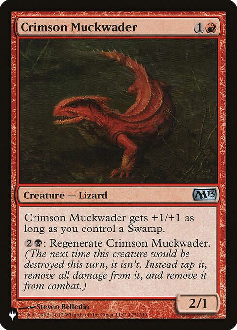 Crimson Muckwader (PLST) (M13-127)