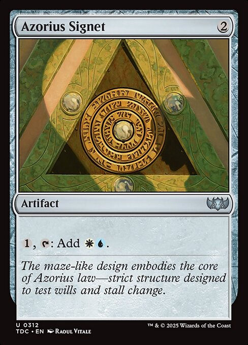 Azorius Signet (TDC) (312)
