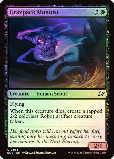 Gravpack Monoist (EOE) (104) / Foil
