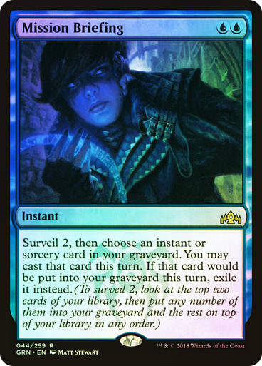 Mission Briefing (GRN) (44) / Foil