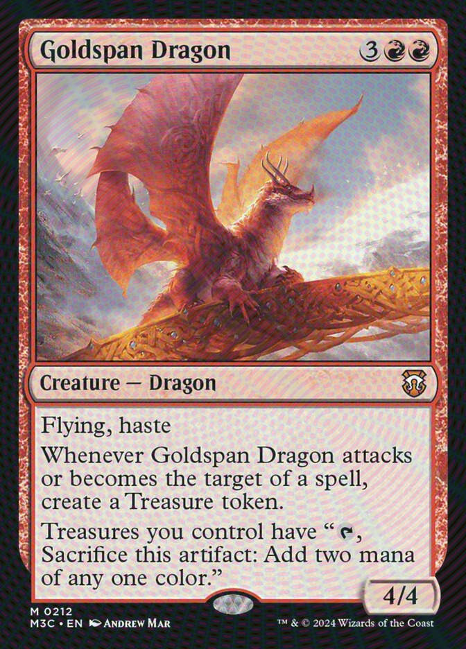 Goldspan Dragon (M3C) (212) / Ripple Foil