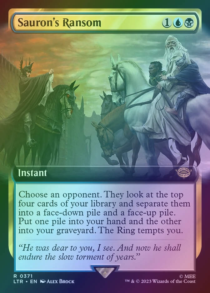 Sauron's Ransom (LTR) (371) / Extended Art / Foil