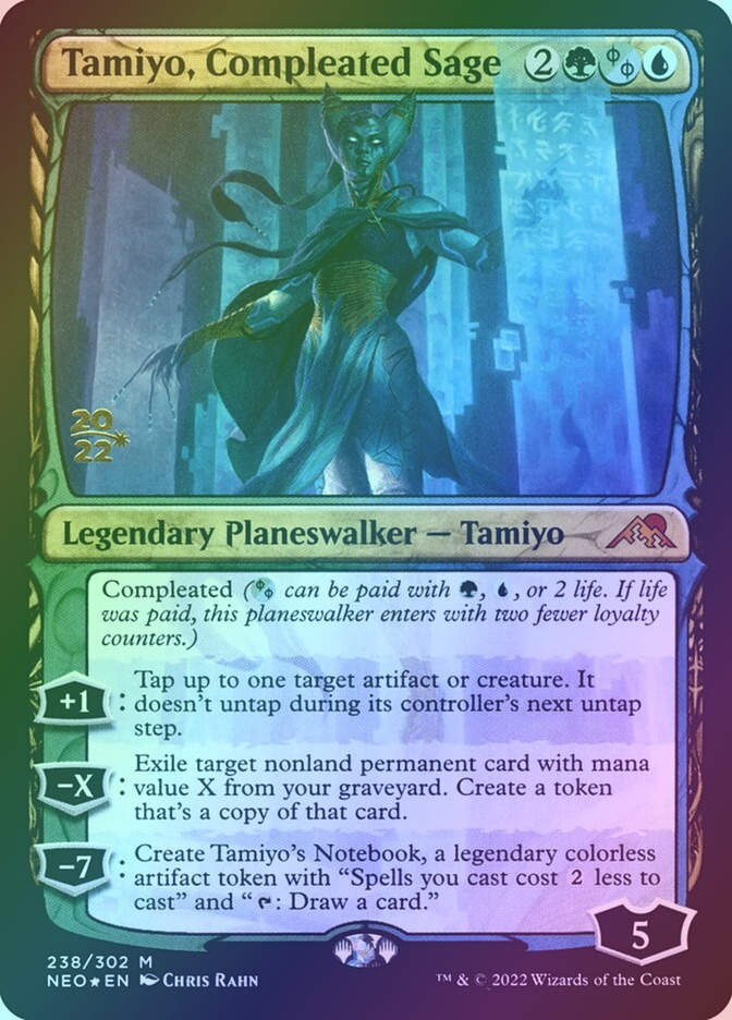 Tamiyo, Compleated Sage (PNEO) (238s) / Foil