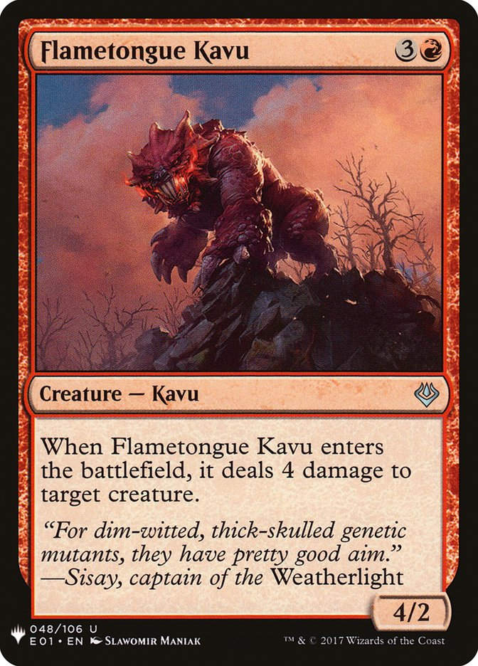 Flametongue Kavu (MYS)