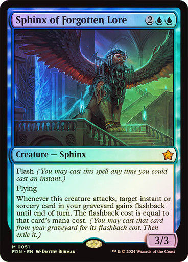 Sphinx of Forgotten Lore (FDN) (51) / Foil