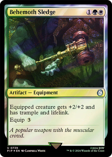 Behemoth Sledge (pip) (739) / Surge Foil