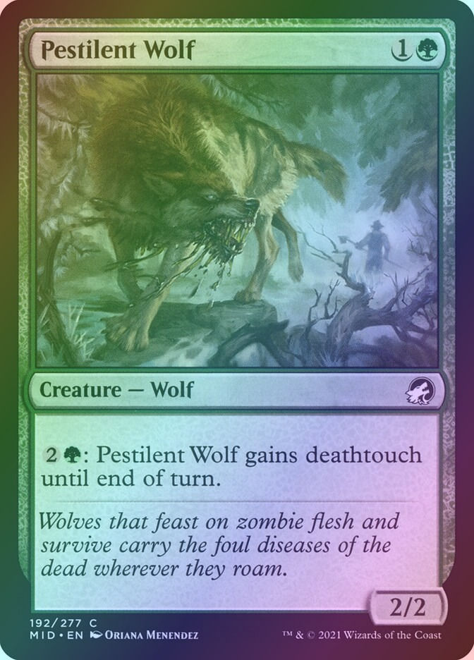 Pestilent Wolf (MID) (192) / Foil