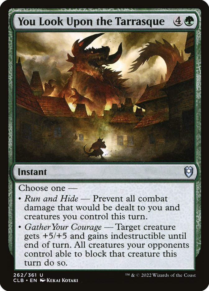 You Look Upon the Tarrasque (CLB) (262)