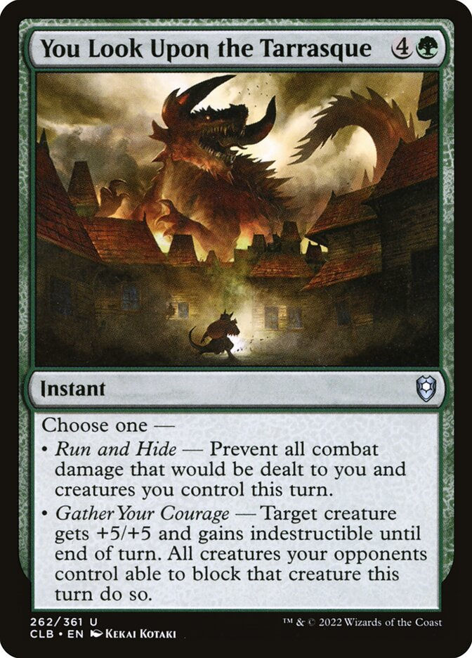 You Look Upon the Tarrasque (CLB) (262)