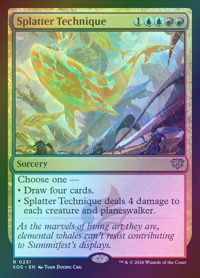 Splatter Technique (SOS) (231) / Foil