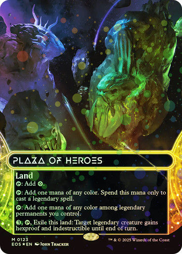 Plaza of Heroes (EOS) (123) Galaxy Foil