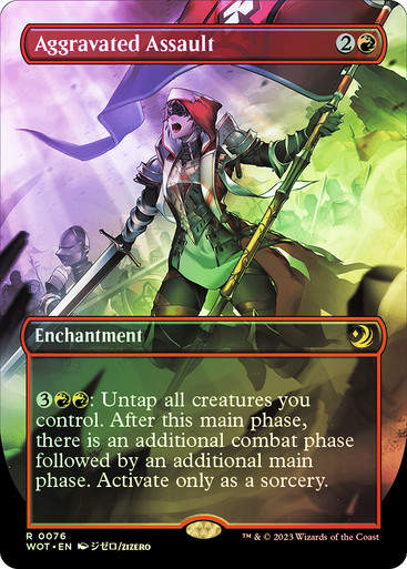 Aggravated Assault (wot) / Anime Borderless Foil