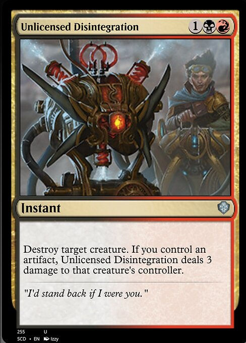 Unlicensed Disintegration (SCD)