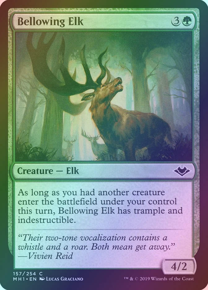 Bellowing Elk (MH1) (157) / Foil