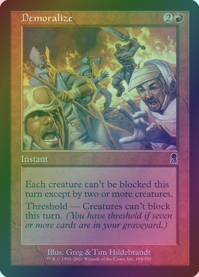 Demoralize (ODY) (184) / Foil