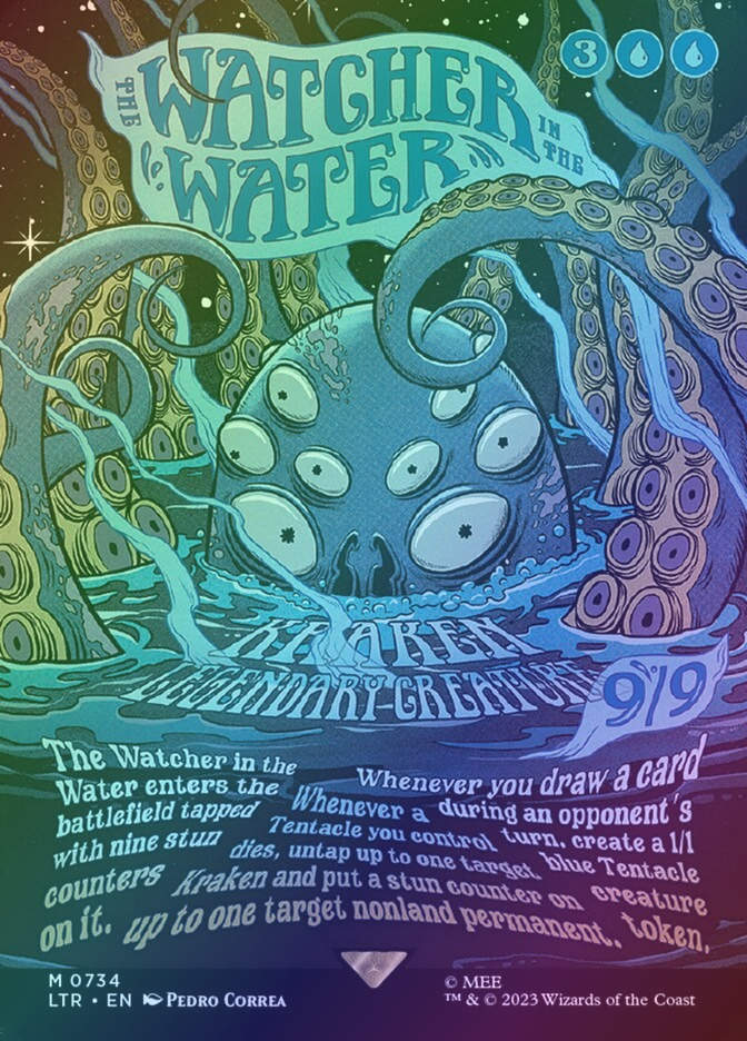 The Watcher in the Water (LTR) (734) / Borderless / Foil