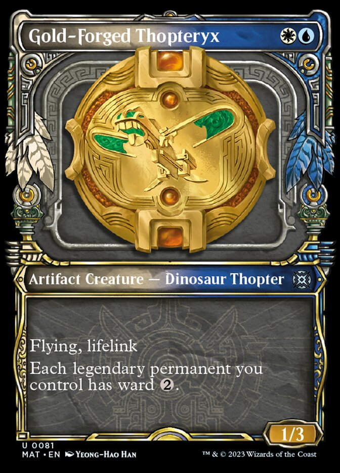 Gold-Forged Thopteryx (MAT) / Showcase