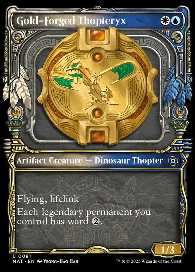 Gold-Forged Thopteryx (MAT) / Showcase