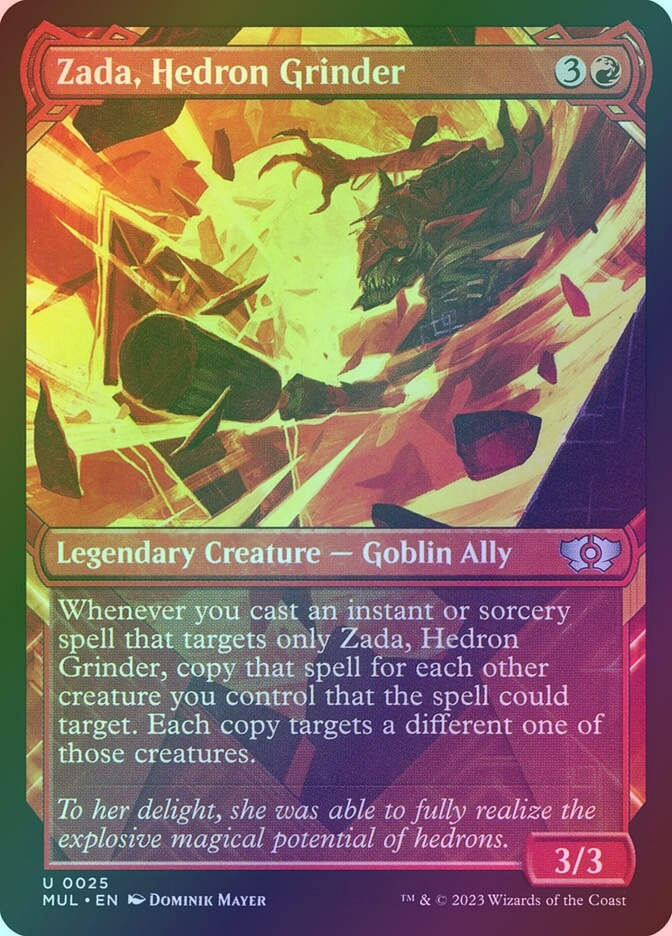 Zada, Hedron Grinder (MUL) (25) / Showcase / Foil