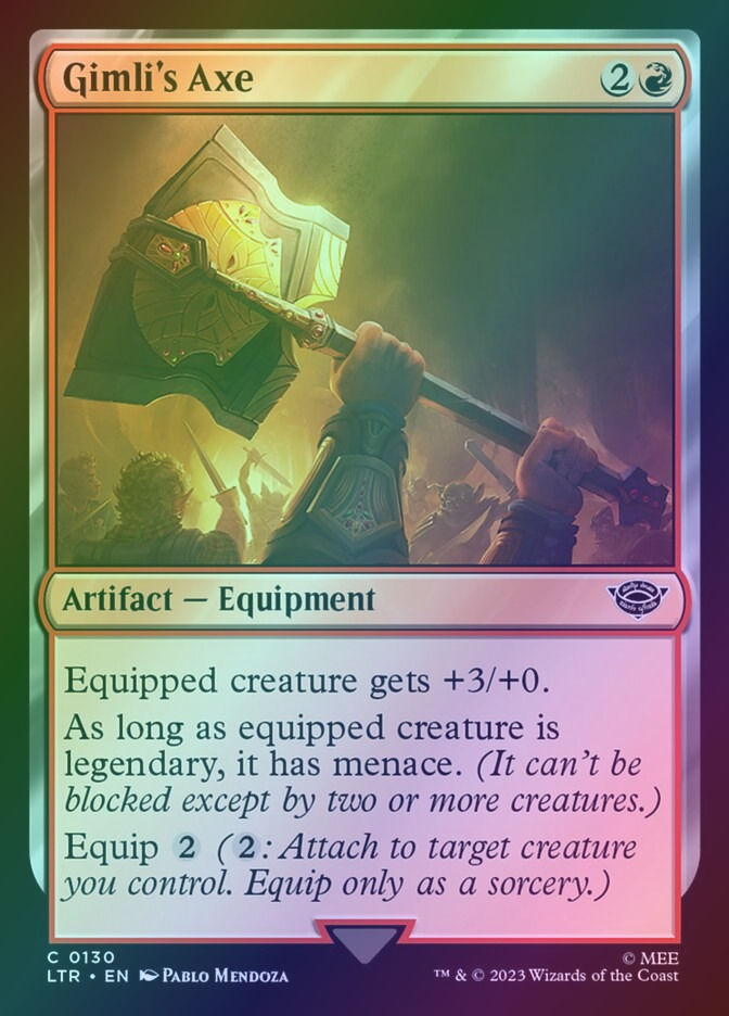 Gimli's Axe (LTR) (130) / Foil