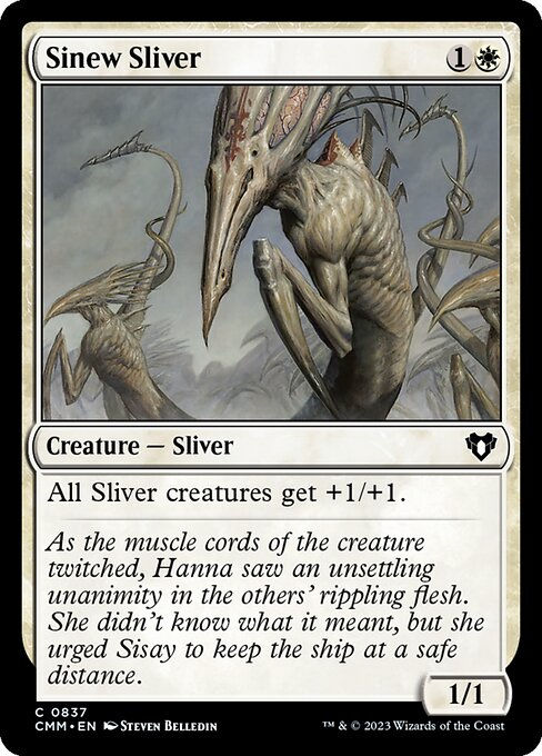 Sinew Sliver (cmm) (Commander Deck)