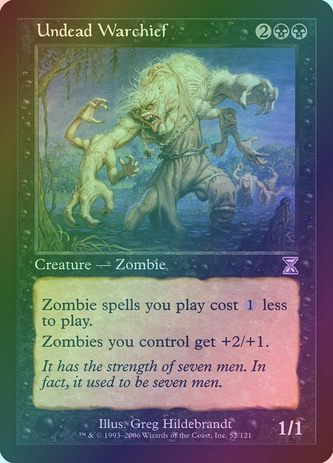 Undead Warchief (TSB) (52) / Foil