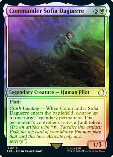 Commander Sofia Daguerre (pip) (15) / Foil