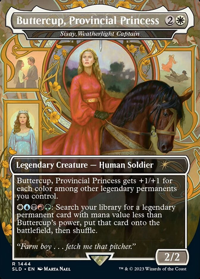 Sisay, Weatherlight Captain (SLD) (1444) / Borderless