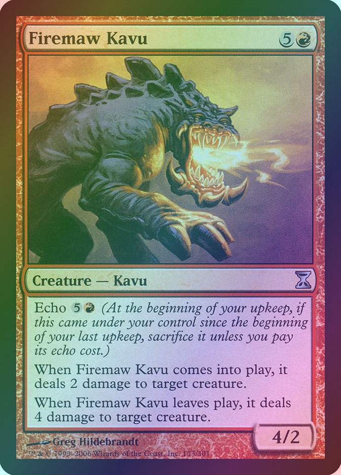 Firemaw Kavu (TSP) (153) / Foil