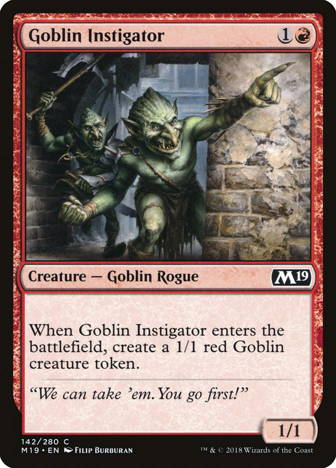 Goblin Instigator (M19) (142)