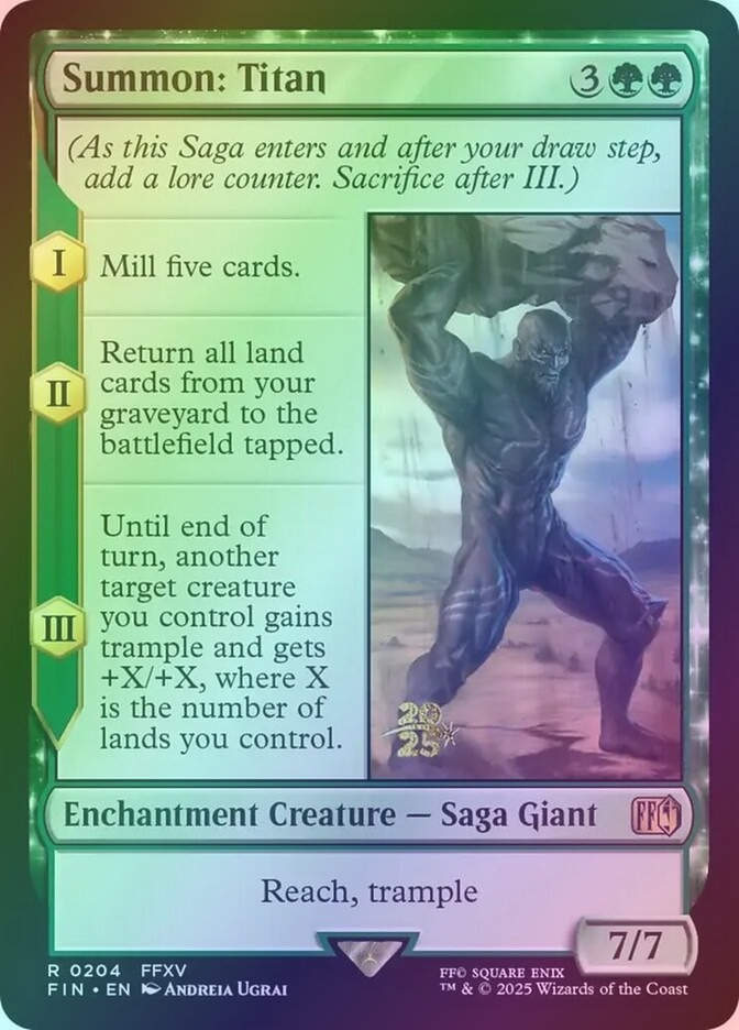 Summon: Titan (PFIN) (204s) / Foil