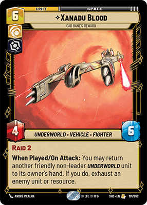 Xanadu Blood - Cad Bane's Reward (SHD_#191/262)